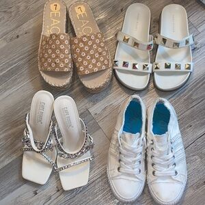 Cute 4 pairs shoes sbundle women’s shoes - ❤️❤️❤️- 4 pairs